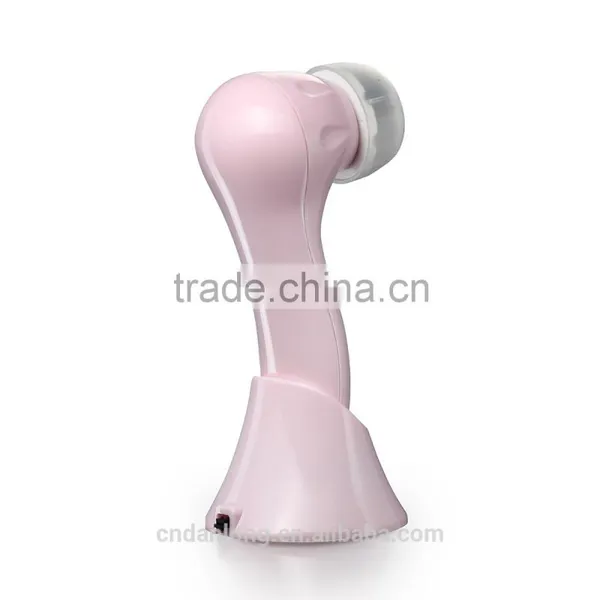 Rechargeable Sonic Vibrating Facial Clean Brush Clear photo-5