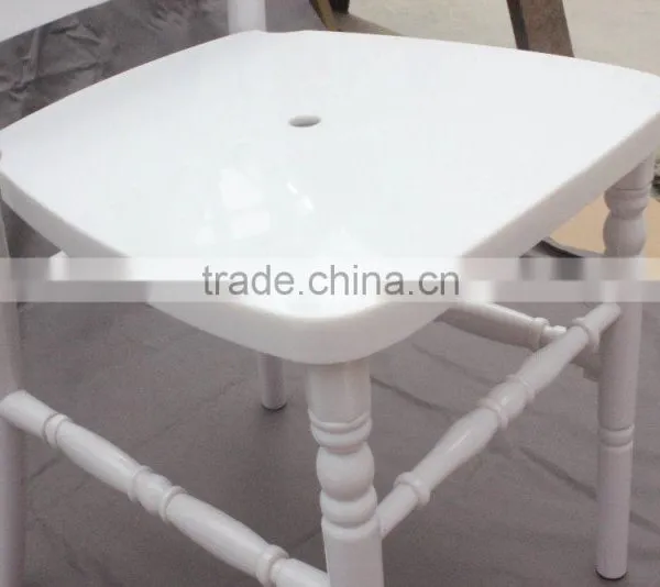 White Resin/Acrylic/PolyCarbonate Napoleon Chair--strong photo-3