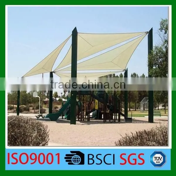 100% New HDPE With UV Packing Lot Sun Shade Sail photo-5