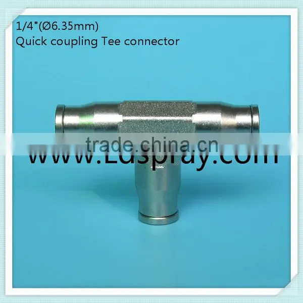 1/4" (6.35mm)High Pressure (1500psi) T Slip Lock Fittings Connect photo-3