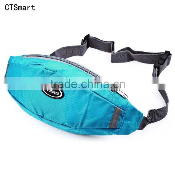 3L CTSmart Outdoor Cycling Bicycle Bag Polyester Waist Panniers Sport Pack With Reflective Strip Outdoor Waist Bag