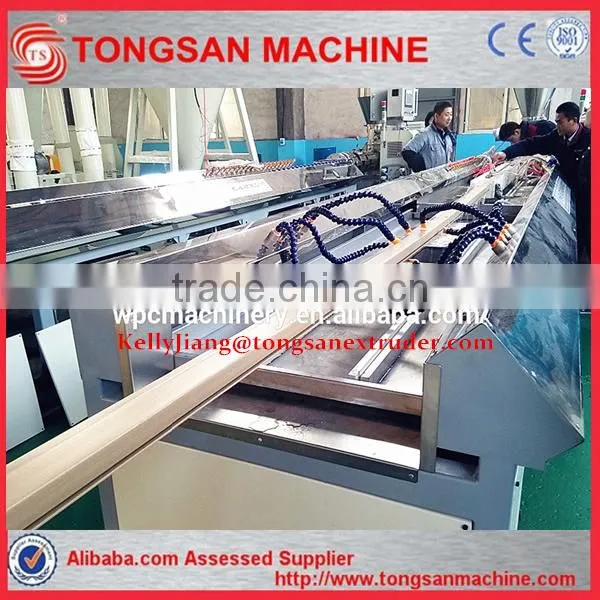 WPC Plastic Wood Window Frame Extrusion Making Machine SJMS-65/132 photo-2