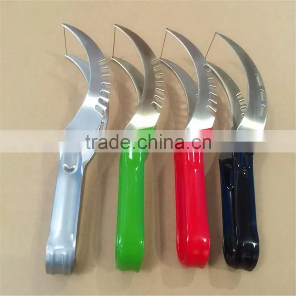 304 Stainless Steel Watermelon Slicer With TPE / PVC Handle photo-4
