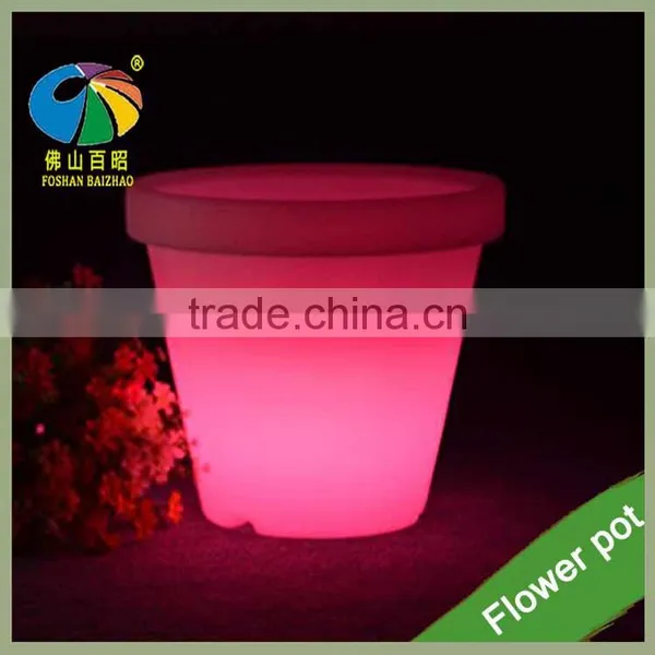 New Products PE LED Flower Planter Pot for Restaurant photo-3