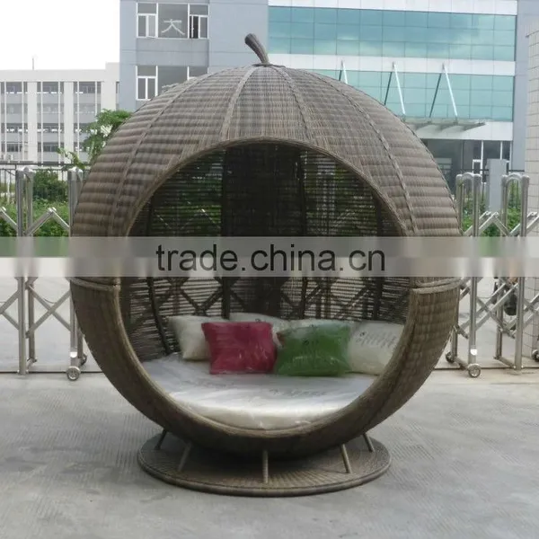 H- S-3035 Top Quality Outdoor Rattan Leisure Bed photo-2