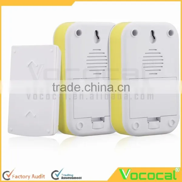 Forecum4f 36 Melody LED Light Flashing Wireless Doorbell Digital Door Chime Transmitter + 2 Pcs Receiver photo-2