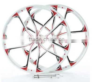 26inch 10 Spoke Lightest Strongest Magnesium Alloy Bike Wheel /fixed Gear Type Hub Bike Wheel photo-3