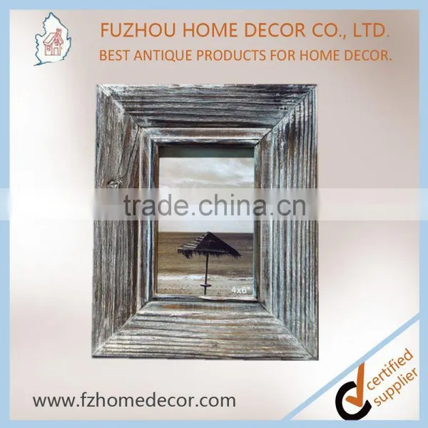2017 Antique Finished Solid Wood Photo Frames Distressed With Colourful Painting photo-3