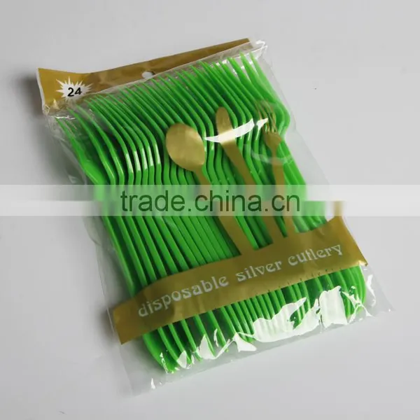 Colorful Disposable Plastic Fork for Dessert or Fruit photo-4