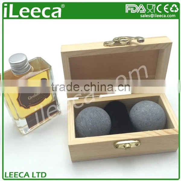 Round Whiskey Chilling Stone Whiskey Gift Stones Sets for Christmas photo-5