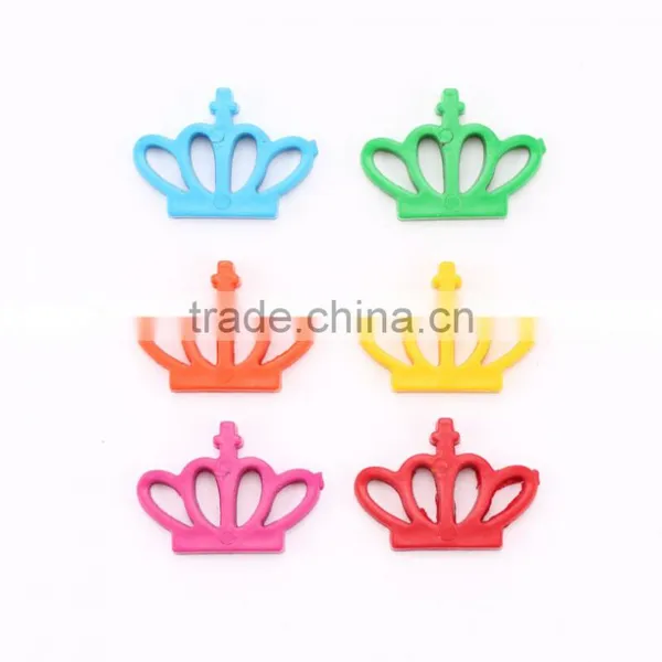 New Design Fancy Crown Shaped 6 Color Crayon, 6 pk Wax Crayon, Novelty Crayon Set photo-2