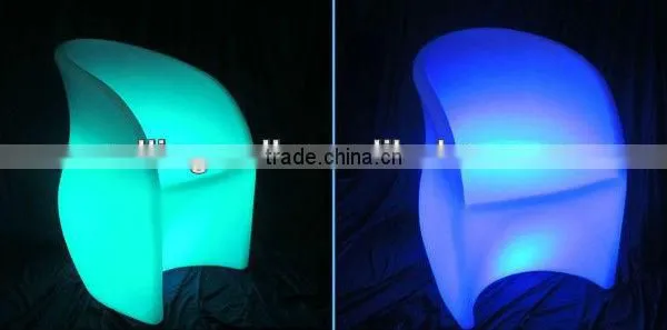 Hot ! 2016 Plastic Lighting Kissing Chairs / Bar Stool / Casino Furniture photo-3