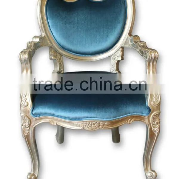 Antique Home&hotel Use Red Fabric Dining Room Chair photo-2