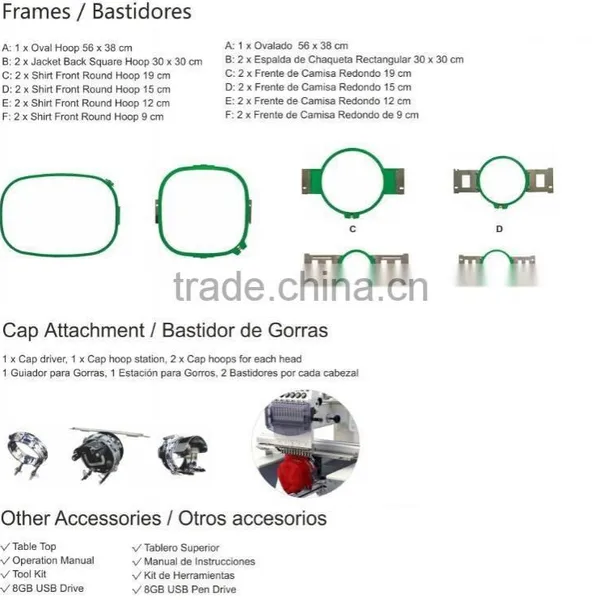 Hot!!!High Quality Mixed Computerized Embroidery Machine Price (Flat+Sequin+Taping+simple Chenille+Cording) photo-2
