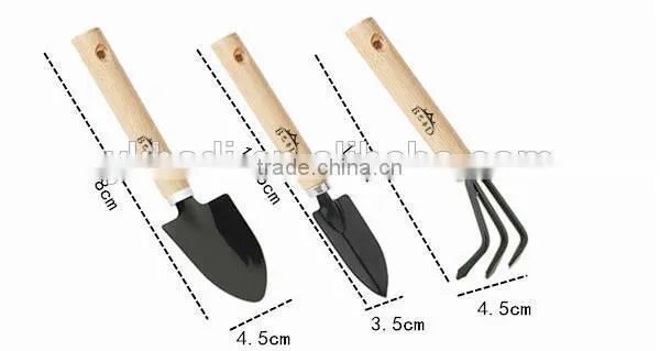 3 Pcs Competitive Price High Quality Steel Kids Garden Hand Tool Set photo-2