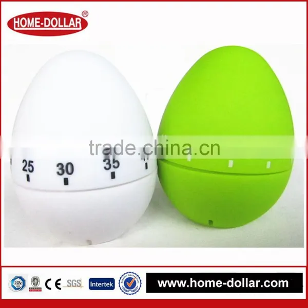 1 Hour/60 Minute Egg Shaped Digital Unique Mechanical Kitchen Timer Wholesale With Magnet photo-3