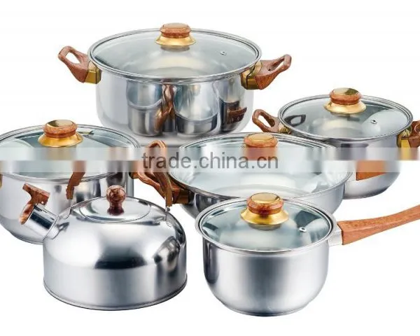 JSD Stainless Steel Cookware Set Pots Pan and Kettle photo-2