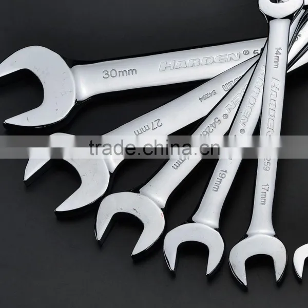 8 Pcs Double Open -end Spanner Set Labor Saving Wrench Combination Ratchet Spanner photo-6