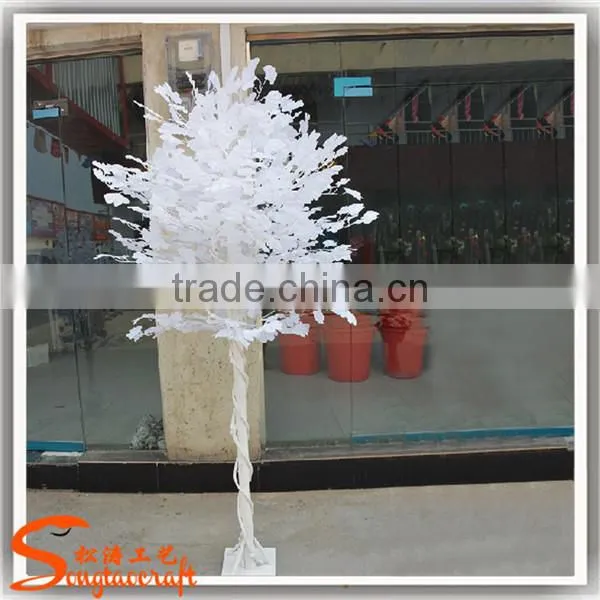 Lower Price Plastic Landscaping White Ficus Tree For Indoor Wedding photo-2