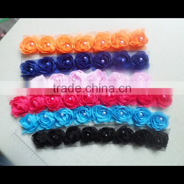 Beautiful Wholesale Chiffon Flower, Rosettes Flowers, Shabby Chiffon Flower for Headwear/Garment/Dress/Wedding /decoration photo-2