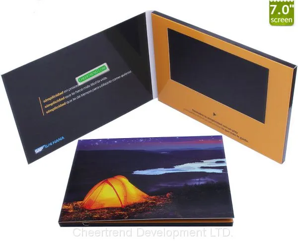 Paper Card Use Lcd Video Brochure and Advertising Material and Gift photo-2