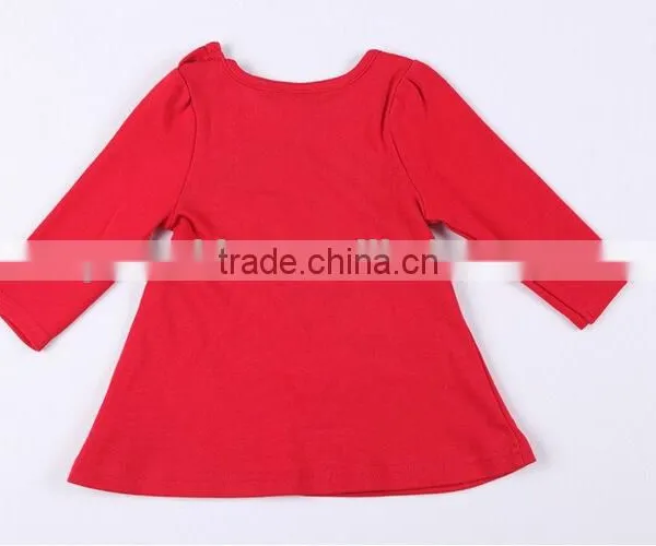 2015 Factory Direct Wholesale Kid Christmas Children's Boutique Ruffle Kid Clothes photo-4