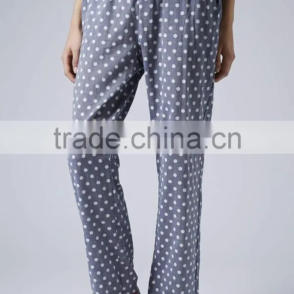 Dot All Over Printed Cotton Pyjamas Women photo-2