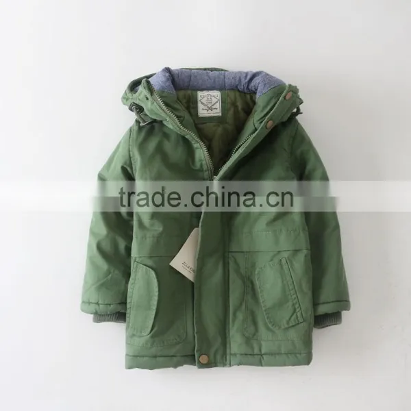 Hot Sale Cheap Boys Coats Kids Windbreaker Warm Windcheater Children Wind Dust Coat photo-4