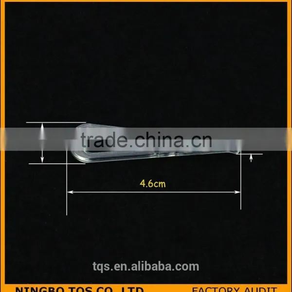 4.6cm Transparent Plastic Shirt Clips for Packing photo-6