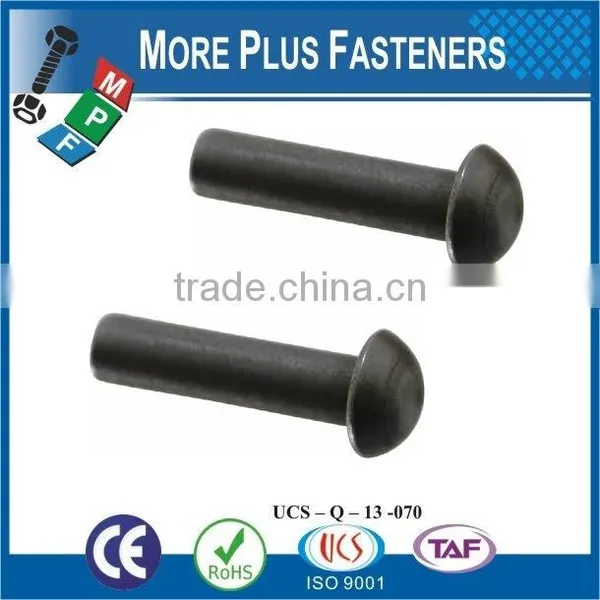 Made in Taiwan High Quality Metal Nut Black Solid Rivet photo-2