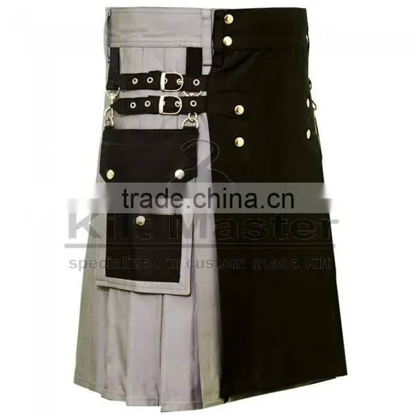Black and Grey Hybird Kilt photo-2