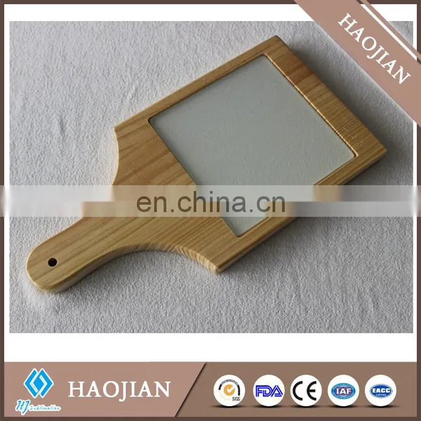 Wooden Cheese Board With Glass Board Wooden Cheese Cutting Board photo-2