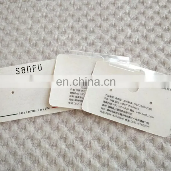 Cheap price custom transparent PVC necklace earring jewelry display cards