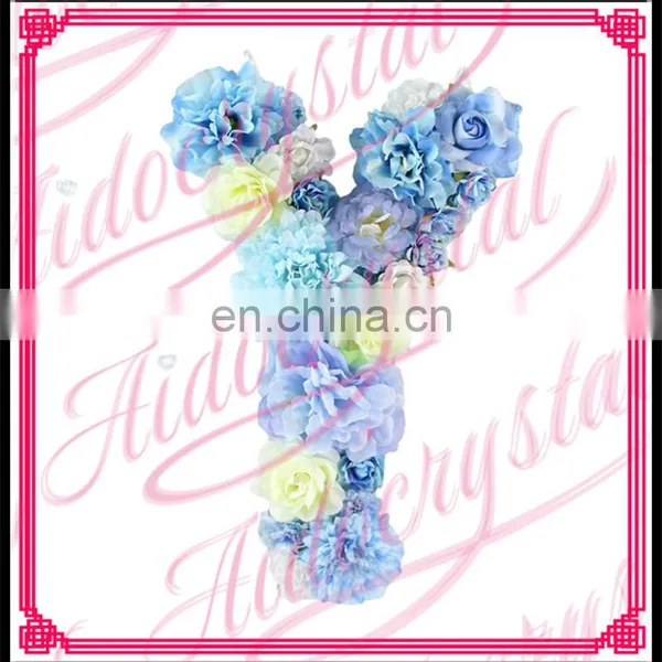 Aidocrystal New Style Cheap Fashion Artificial Floral Letters for Shop Wall photo-6