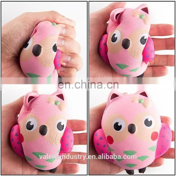 Jumbo Squishy OWL Squishy Slow Rising Sweet Scented Vent Charms Kid Toy Hand Toy photo-3