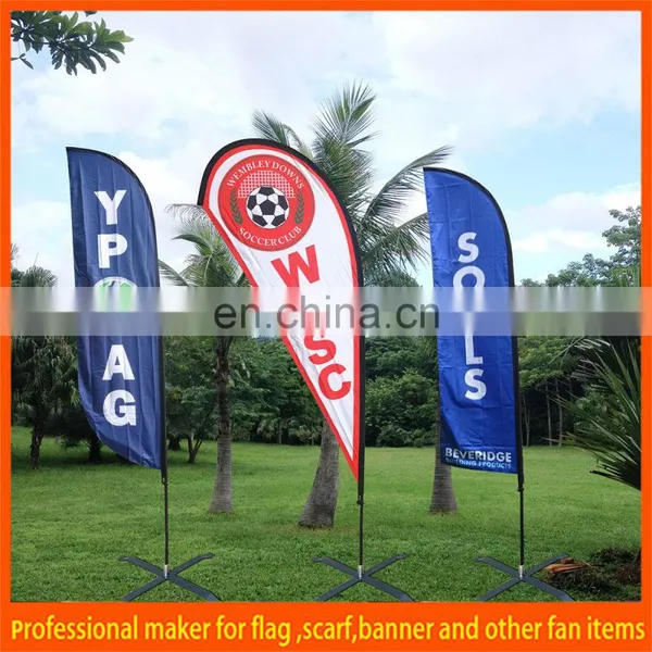 Polyester Beach Flag for Promo and Advertising photo-2