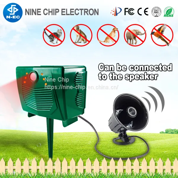 LED PIR Sensor Flash Light Ultrasonic Dog Cat Control Device Animal Repeller photo-3