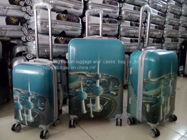 High Quality Hard Shell Luggage Set 3pcs Travel Bag Aluminum Trolley Lugagge Case for Trip photo-4
