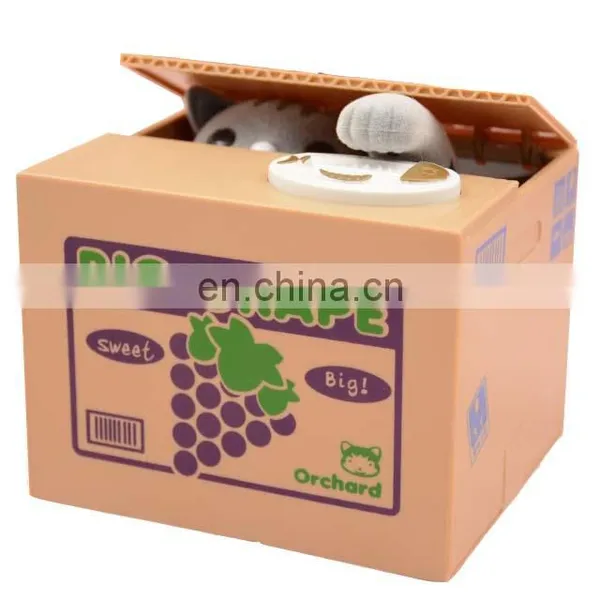 plastic money-box money coin saving box