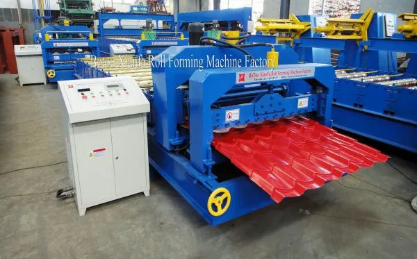 Color Steel Sheet Standard Roof Glazed Tile Forming Machine photo-2