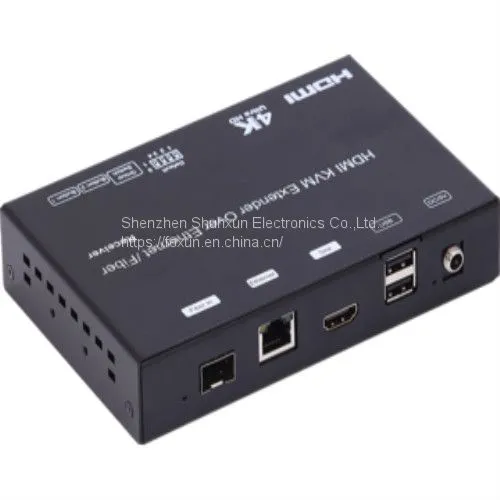 4K HDMI+USB KVM Extender Over IP/Fiber