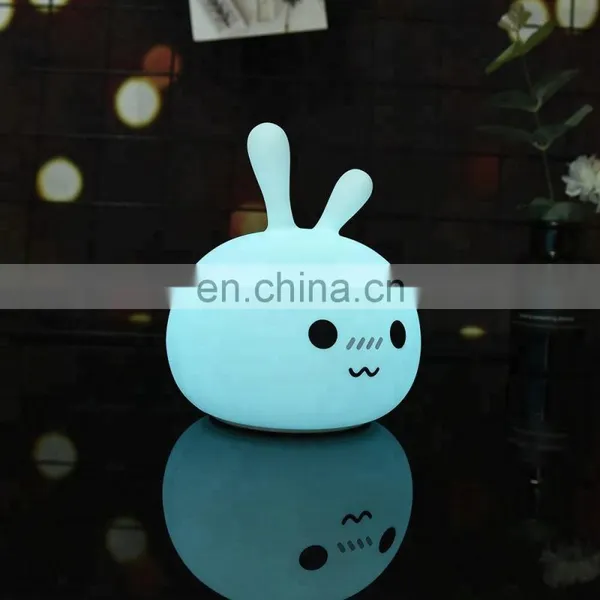 Popular Bedside Lamps Usb Silicone Rechargeable Led Light Light for Kids photo-2