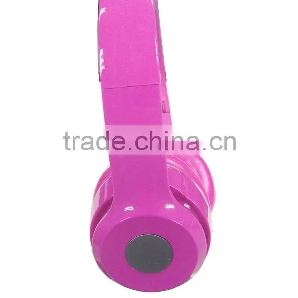 Hot Sell Fashion Red Stereo Headphone With Noise Cancelling photo-2