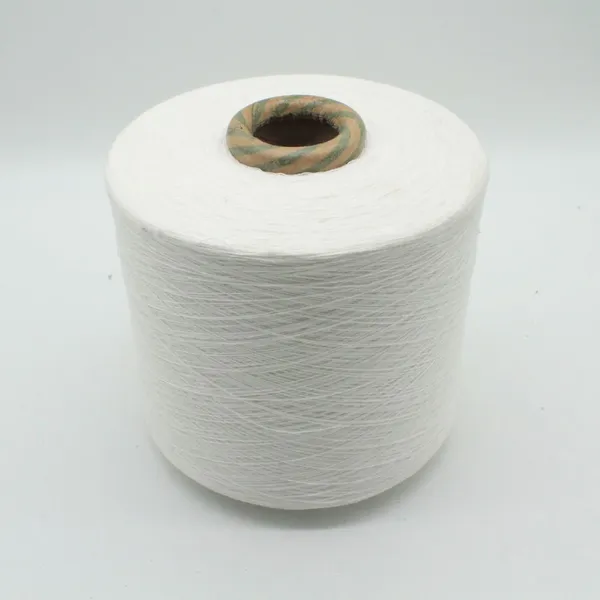 Recycled Cotton Yarn Manufacturers Supply Bleached White Ne16/1 Open-end Spinning 70/30 Polyester Cotton Yarns photo-5