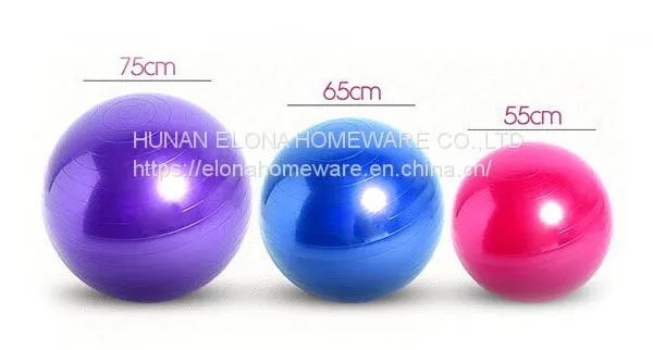 Custom Anti Burst PVC Peanut Yoga Oval Balance Ball photo-5