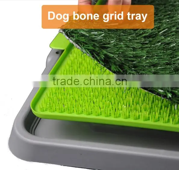 (1008) 3-pieces Plastic Grass Pet Mat as Seen on TV Pet Potty Patch photo-4