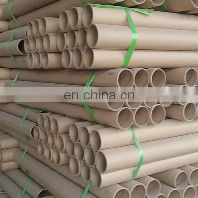 Cardboard Various Sizes Brown Kraft Paper Tube Textile Use Paper Core photo-2