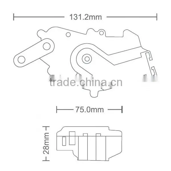 Super Quality Car Door Lock Actuator For CHANGAN Strong Power photo-3