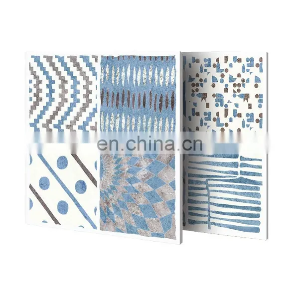 Nordic Modern Personality Blue Tile Restoring Ancient Ways Brick Toilet Floor Tile Toilet Kitchen Wall Brick Tile photo-5