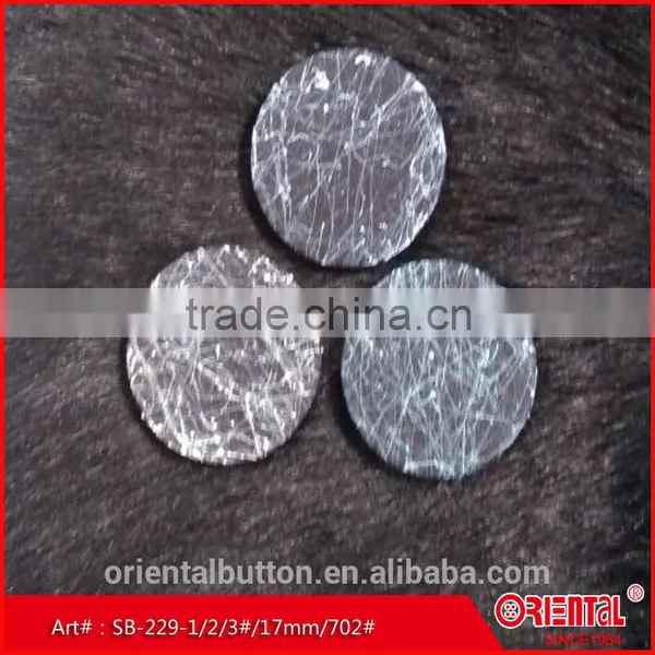 Colorful Brushed Black Flat Face Spring Snap Button photo-4
